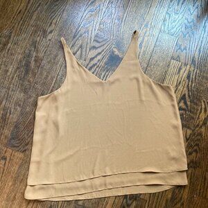 Camel /sand tone tank top size 1X